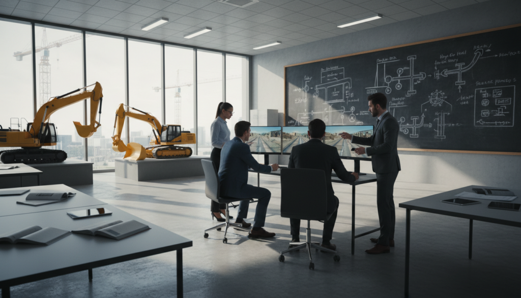 heavy equipment operator training programs classroom and equipment